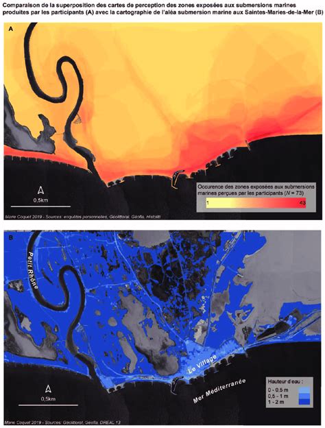 Comparaison De La Superposition Des Cartes De Perception Des Zones