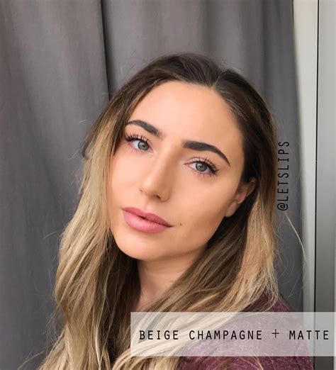 Beige Champagne Lipsense With Matte Gloss Beige Champagne And Matte