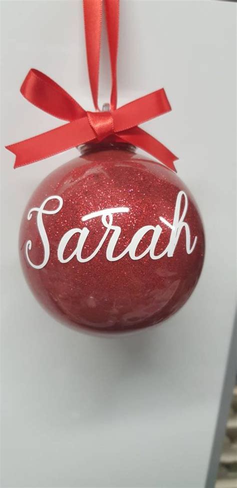 Christmas bauble-personalised | Etsy