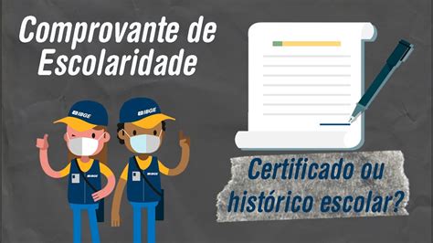 Ibge Como Conseguir O Comprovante De Escolaridade Youtube