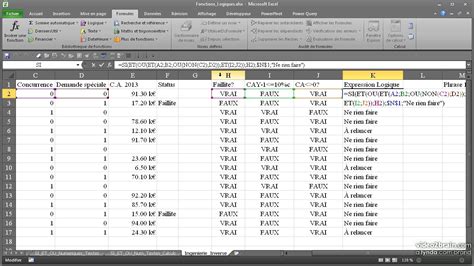 Connatre La Stratgie De Dcoupage Des Tests Logiques Dexcel Excel