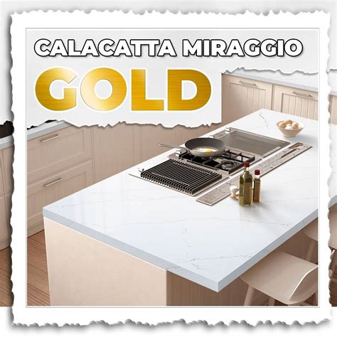 😍 Refined and extraordinary, Calacatta Miraggio Gold Quartz makes a ...