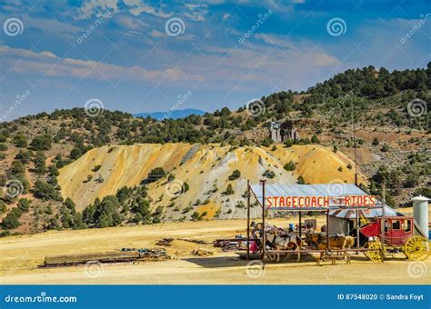 Stagecoach Rides - Virginia City, Nevada Editorial Image - Image of ...