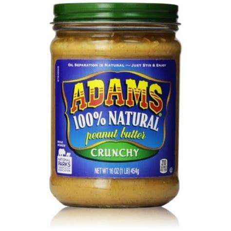 Adams Natural Crunchy Peanut Butter Pack Of 32 32 Pack Kroger