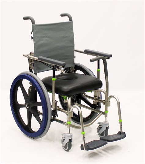 Self Recline Raz SP Mobile Shower Commode Chairs Raz Design Inc