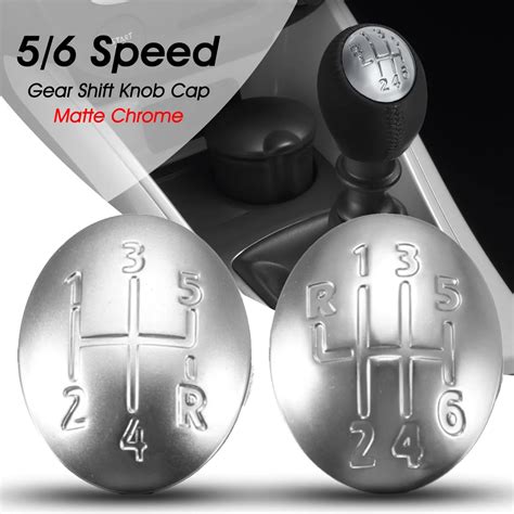 Speed Car Gear Shift Knob Cap Cover For Renault Clio Megane Scenic