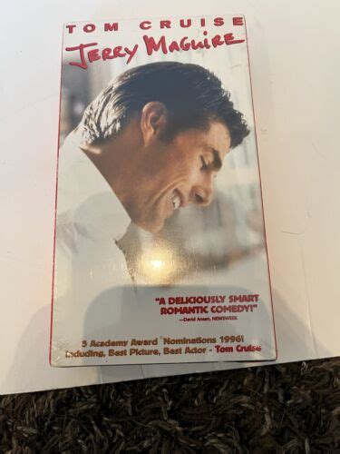 Jerry Maguire Vhs New Sealed Tom Cruise Tristar Watermarks