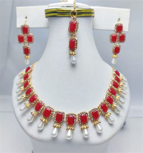 Beautiful Necklace Set With Earrings PS 229 Online Shopping Price