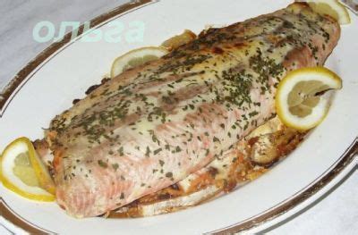 Фаршированная горбуша : Готовим вместе с Ольгой К.