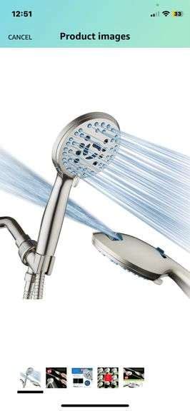 Aquacare High Pressure Mode Handheld Shower Head Metzger Property