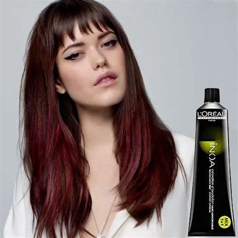 Inoa 4 56 High Resist Mahogany Red Brown Ammonia Free Hair Colour At Rs