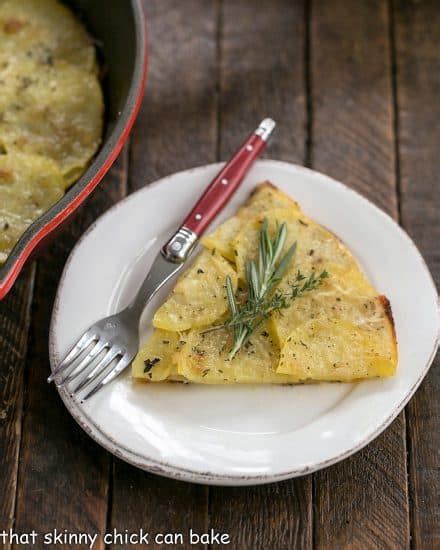 Cheesy Potato Galette An Elegant Potato Cake That Skinny Chick Can