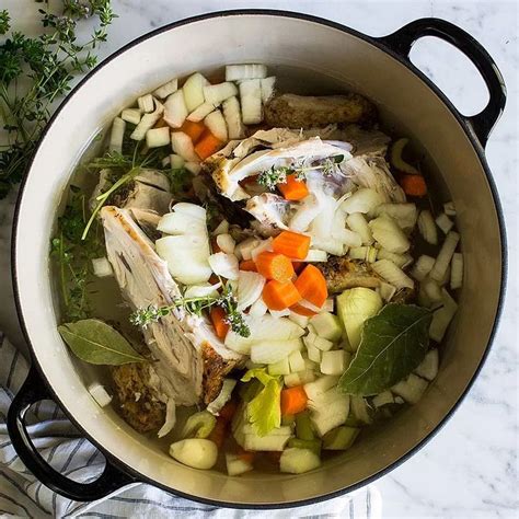 homemade roasted chicken stock recipe