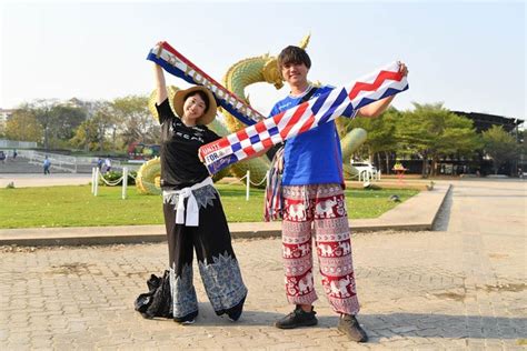 【photo】aclラウンド16第1戦が行われたタイで、選手を後押しした横浜f・マリノスサポーターを特集！ サッカーダイジェストweb