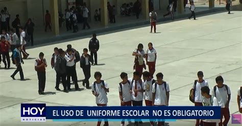 Piura El Uso De Uniforme Escolar No Es Obligatorio Noticias Del Perú