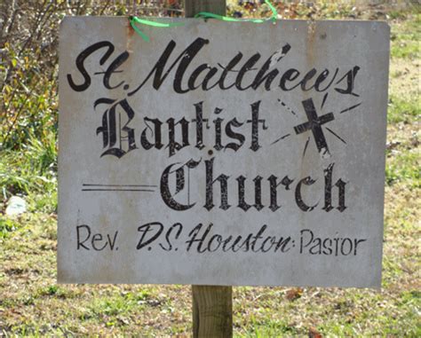 Saint Matthews Baptist Church Cemetery Dans Rockwell North Carolina