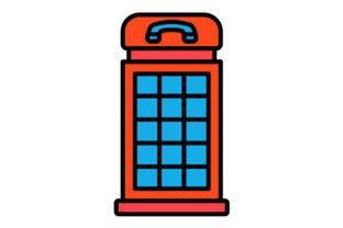 Telephone Booth Filled Line Icon Graphic By Mahi Icons Creative Fabrica