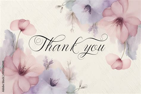 card  pastel floral background words  gratitude
