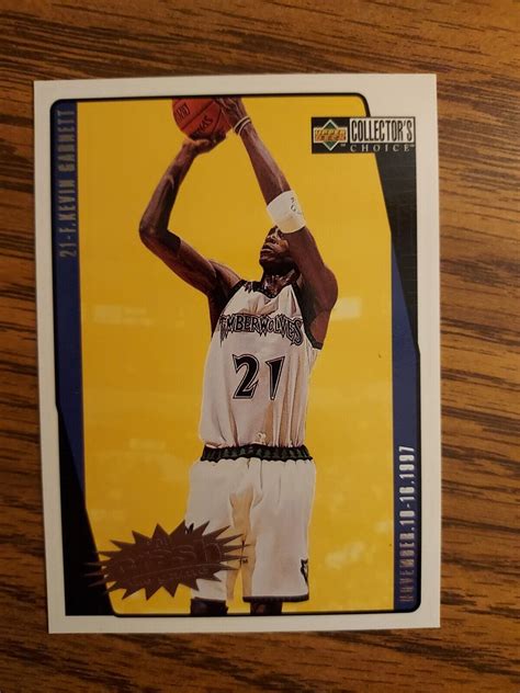 Upper Deck Collector S Choice You Crash The Game Kevin Garnett