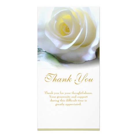 Sympathy Thank You Photo Cards | Zazzle