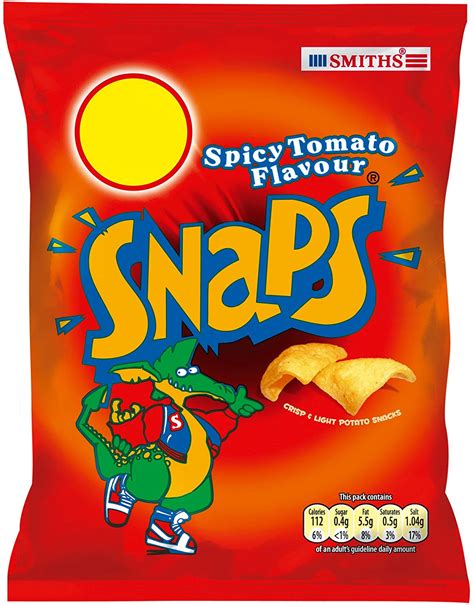 Smiths Snaps Tomato Flavour 21g Approved Food