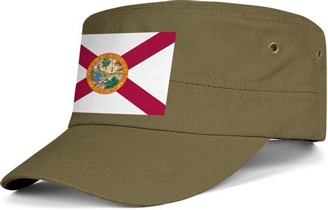 Men Women Florida Flag Cotton Basic Cap Military Style Hat Amazonca