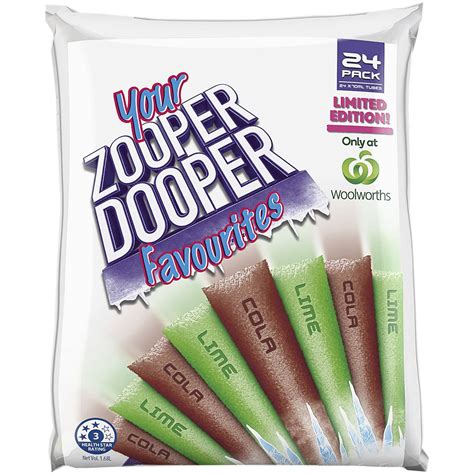 Zooper Dooper Favourites Cola & Lime 24 Pack | Woolworths