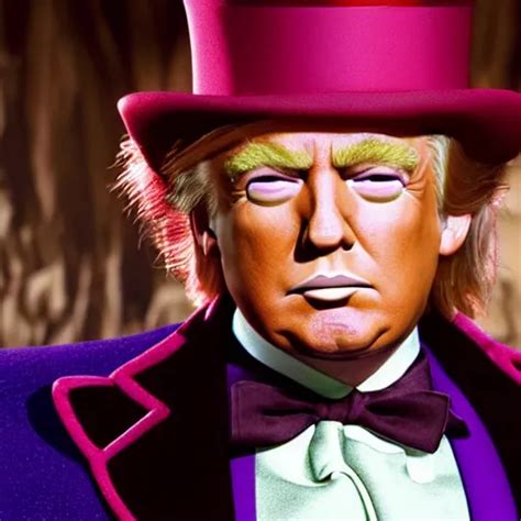 Portrait Of Donald Trump As Willy Wonka In Morrowind Stable Diffusion