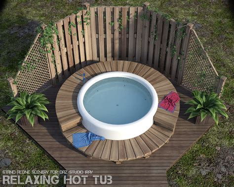 Relaxing Hot Tub Daz Studio Daz D