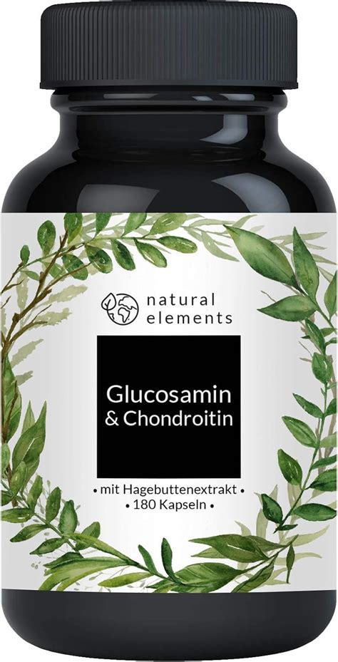 Glucosamin Chondroitin hochdosiert 180 Kapseln mit natürlichem