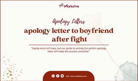 Best Apology Letter to Boyfriend After Fight with [7 Suggestions ...