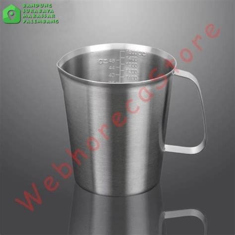 Jual Measuring Cup Milk Jug 2000ml Gelas Ukur Takar 2L Stainless 304