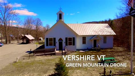 The Small Town of Vershire Vermont - Green Mountain Drone - YouTube