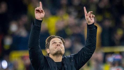 Kampf Mit Den Tr Nen Nach Remis Gegen Fc Bayern Bvb Trainer Edin