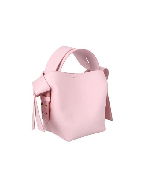 Acne Studios Musubi Mini Shoulder Bag In Pink Lyst