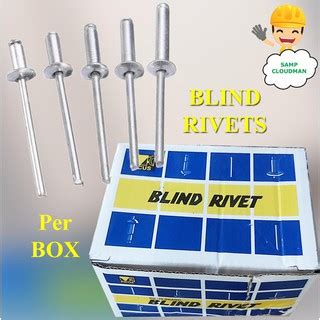 Blind Rivets Per Box X X X Aluminum Blind