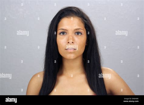 Beautiful Teen Latina Headshot 4 Stock Photo Alamy