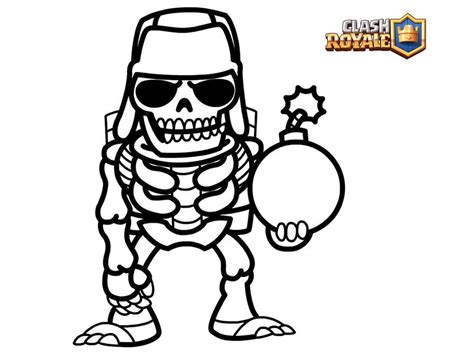 Buzo Saca La Aseguranza Regreso Dibujos De Clash Royale Para Colorear