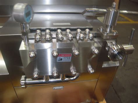 SS304 Dual Stage Juice Homogenizer Manual Operation 32Mpa