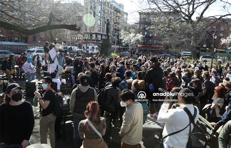 Homeless New Yorkers Protest Eric Adams Anadolu Ajansı