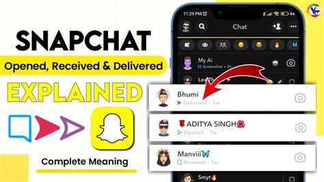 Snapchat Opened Delivered And Received Meaning Purple Red Snap