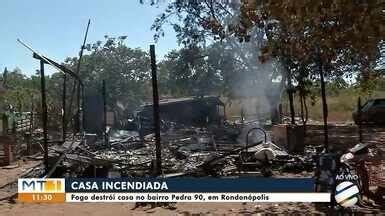 MT1 Rondonópolis Moradora que teve casa destruída pelo fogo em