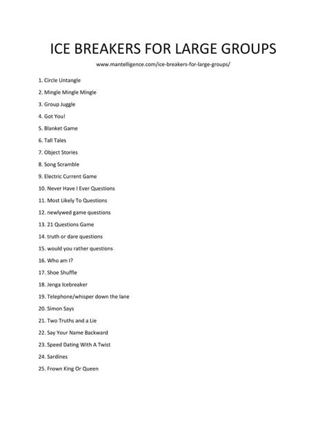 Icebreaker Games For Huge Groups Shop Blog Websoft9