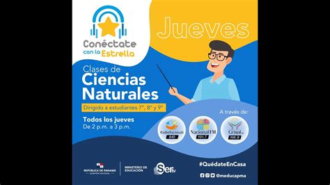 Conéctate con la Estrella Radio Ciencias Naturales 14 05 2020