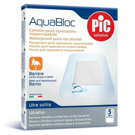 Pic AquaBloc Cerotto Post Operatorio Impermeabile 15 X 10 Cm 5 Pz