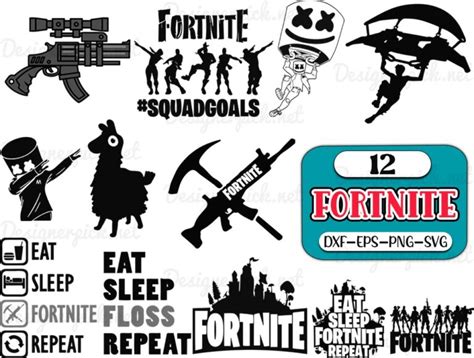 Fortnite Svg Bundle Best Quality Design Bundle