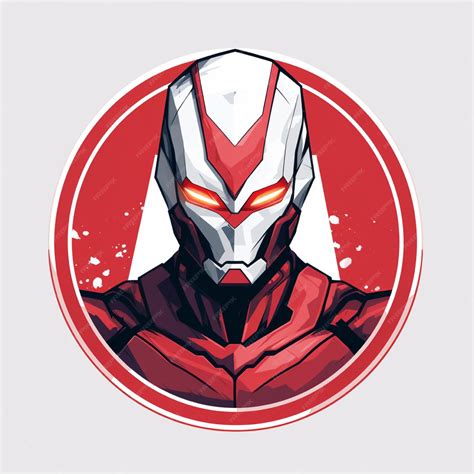 Premium Photo | Ultraman illustration logo isolated background