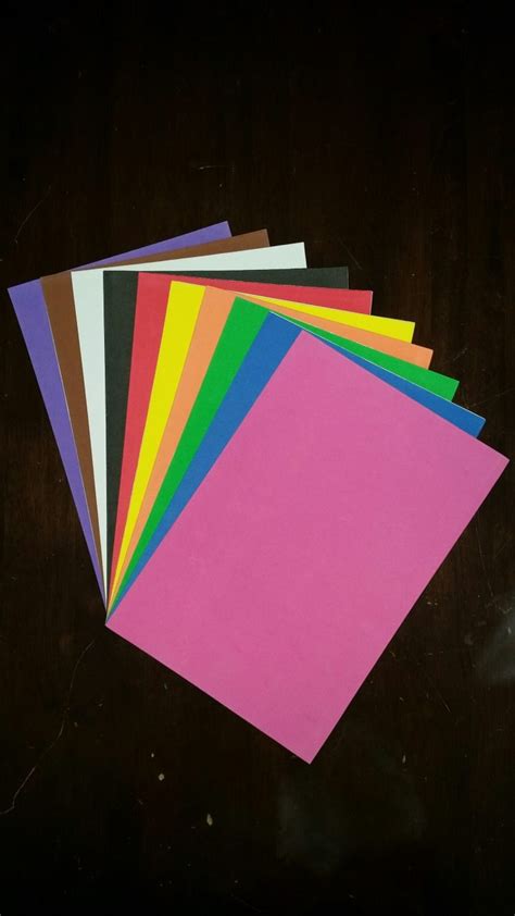 Self-adhesive foam sheets assorted colors 9x12" - DBLG Import