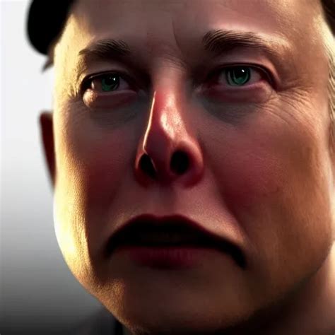 Elon Musk With Tusks Coming Out Of His Cheeks 8k Stable Diffusion