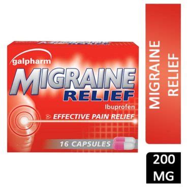 Galpharm Ibuprofen Migraine Relief Mg Capsules Online Pound Store